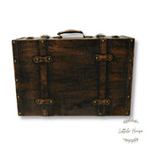 Vintage Suitcase D021 Pack of 1 | Decorative Add-ons | Brown